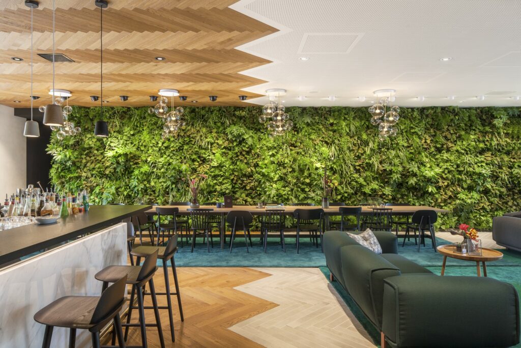 Indoor living wall costs